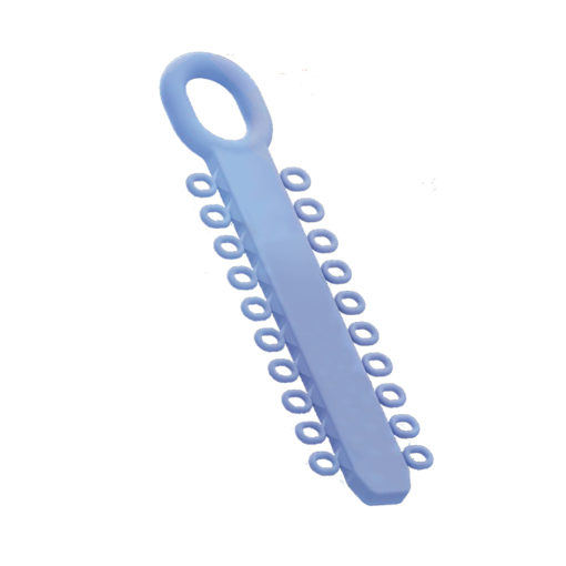 Ligature et chaînette Blue Pearl
