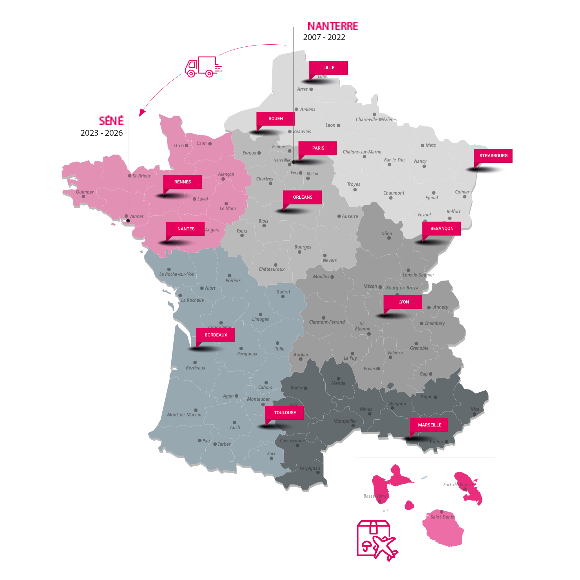 Carte Orthodeal France